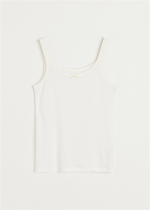 Aiayu - Messhu tank Pure ecru